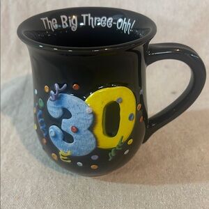 30th Birthday Russ Berrie Colorful 30th Birthday Mug